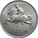 Lietuva 1991 1 2 5 centų rinkinys