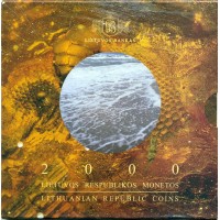 Lietuva 2000 Numizmatinis apyvartinių litų monetų rinkinys