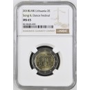 Lietuva 2018 Dainų Šventė NGC MS65