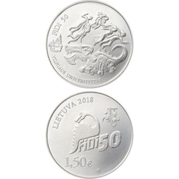 Lietuva 2018 1.5 euro FiDi