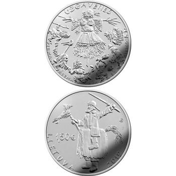 Lietuva 2019 1.5 euro Užgavėnės