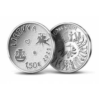 Lietuva 20211.5 euro Jūros šventei Lietuva 20211.5 euro Jūros šventei