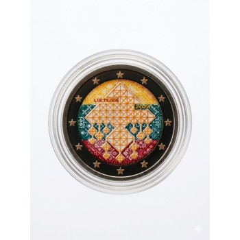 Lietuva 2024 Šiaudinių sodų tradicijai Lietuvoje spalvota