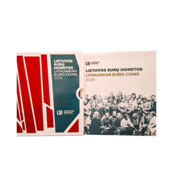 Lietuva 2026 Euro Monetų BU Rinkinys Neginkluotai rezistencijai Lietuvoje
