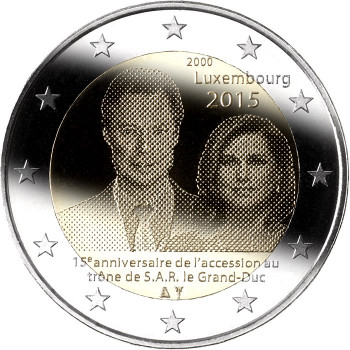 Liuksemburgas 2015 15-osios Jo Karališkosios Prakilnybės Didžiojo Hercogo įžengimo į sostą metinės