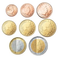 Liuksemburgas 2013 Euro Monetų UNC Rinkinys