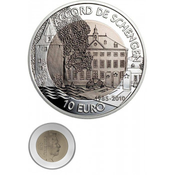 Liuksemburgas 2010 10 eurų Šengenas