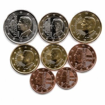 Liuksemburgas 2026 Euro Monetų UNC Rinkinys