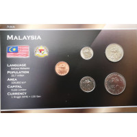 Malaizija 2005-2011 metų monetų rinkinys lankstinuke