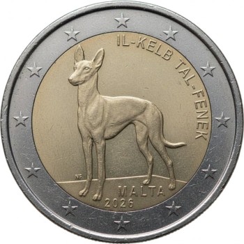 Malta 2026 Faraonų šuo UNC Malta 2026 Faraonų šuo UNC