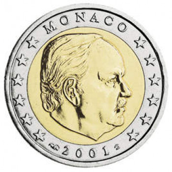 Monakas 2001 2 eurai