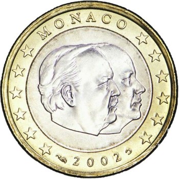 Monakas 2002 1 euras