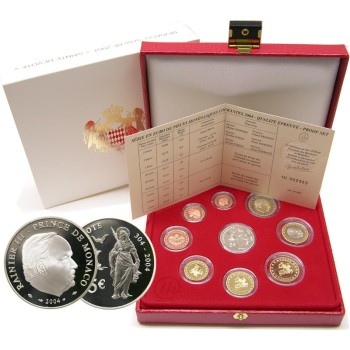 Monakas 2004 Euro monetų Proof rinkinys