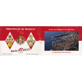Monakas 2013 Euro monetų BU rinkinys su progine 2 eurų moneta