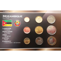 Mozambikas 2006 metų monetų rinkinys lankstinuke