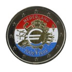 Nyderlandai 2012 Eurų banknotų ir monetų dešimtmetis spalvota