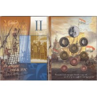 Nyderlandai 2002 Euro monetų BU rinkinys 400 metų VOC