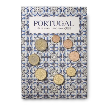 Portugalija 2009 Euro monetų BU rinkinys FDC