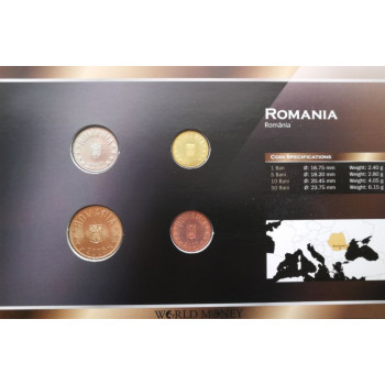 Rumunija 2005-2007 metų monetų rinkinys lankstinuke