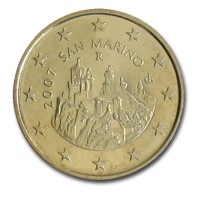 San Marinas 2007 50 centų
