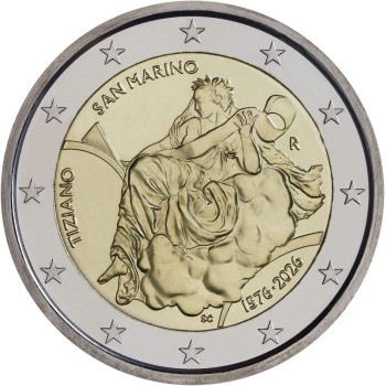 San Marinas 2026 Ticiano mirties 450-osios metinės