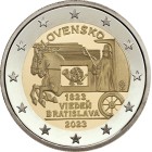 Slovakija 2023 Greitojo pašto tarp Vienos ir Bratislavos 200-osios metinės