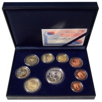 Ispanija 2002 Euro Monetų Proof Rinkinys su 12 eurų sidabrine moneta