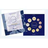 Ispanija 2017 euro monetų BU rinkinys su progine moneta