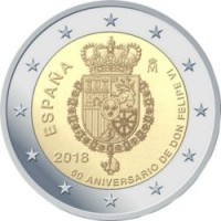 Ispanija 2018 Felipe VI  50-osios gimimo metinės