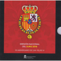 Ispanija 2018 Euro monetų BU rinkinys