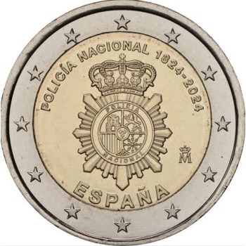 Ispanija 2024 Nacionalinė policija 1824-2024