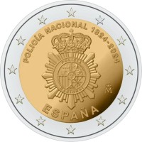 Ispanija 2024 Nacionalinė policija 1824-2024