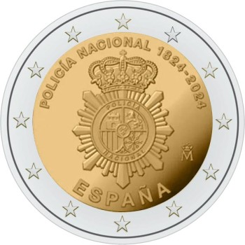 Ispanija 2024 Nacionalinė policija 1824-2024