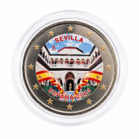 Ispanija 2024 Sevilijos architektūra Spalvota