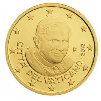 Vatikanas 2012 50 centų