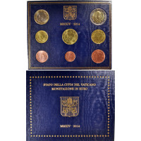 Vatikanas 2014 Euro monetų BU rinkinys Pranciškus