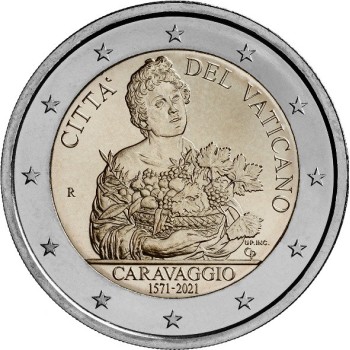 Vatikanas 2021 Caravaggio UNC