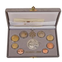 Vatikanas 2006 Euro monetų PROOF rinkinys Benediktas XVI