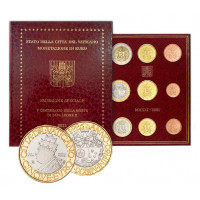 Vatikanas 2021 Euro monetų BU rinkinys su progine 5 eurų moneta