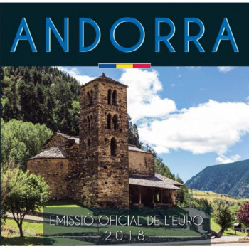 Andora 2018 Euro monetų BU rinkinys