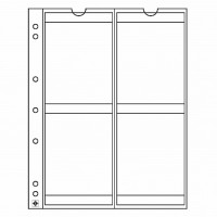 Leuchtturm įmautės NUMIS albumui 66mm. skersmens monetoms