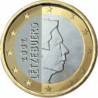 Liuksemburgas 2002 1 euras 