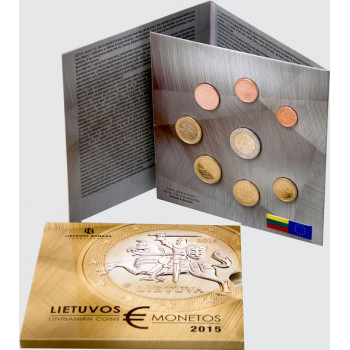 Lietuva 2015 Euro Monetų BU Rinkinys