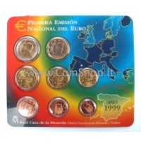 Ispanija 1999 Euro Monetų BU Rinkinys