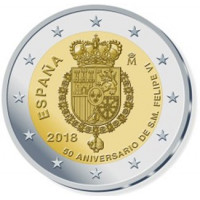 Ispanija 2018 Felipe VI  50-osios gimimo metinės