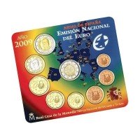 Ispanija 2009 Euro Monetų BU Rinkinys + EMU progine moneta
