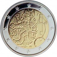 Suomija 2010 1860 m. Valiutos dekretas, kuriuo Suomijai suteikiama teisė leisti banknotus ir monetas