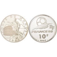 Prancūzija 1997 10 Frankų Pasaulio Futbolo čempionatas 1998