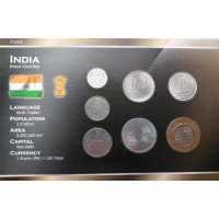 Indija 1988-2006 metų monetų rinkinys lankstinuke