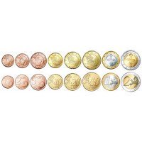 Kipras 2015 Euro monetų UNC rinkinys